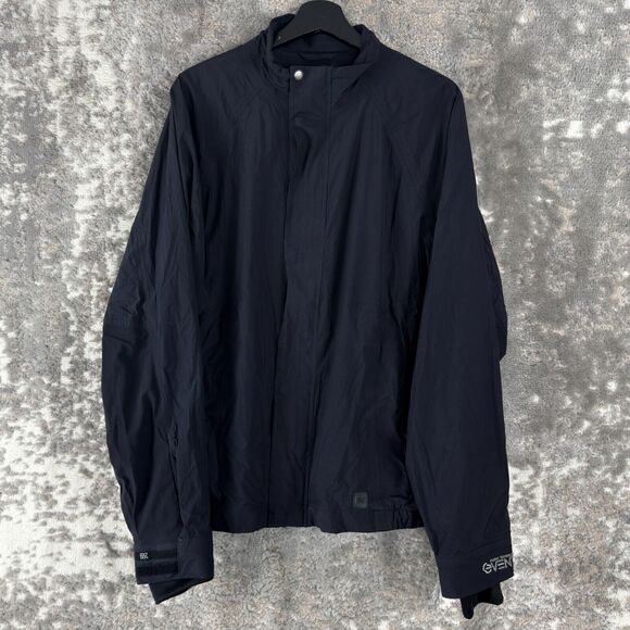 Cutter & Buck Mens Size L Snap Button Full Zip Jacket Black Long Sleeve Outdoor - Picture 1 of 11